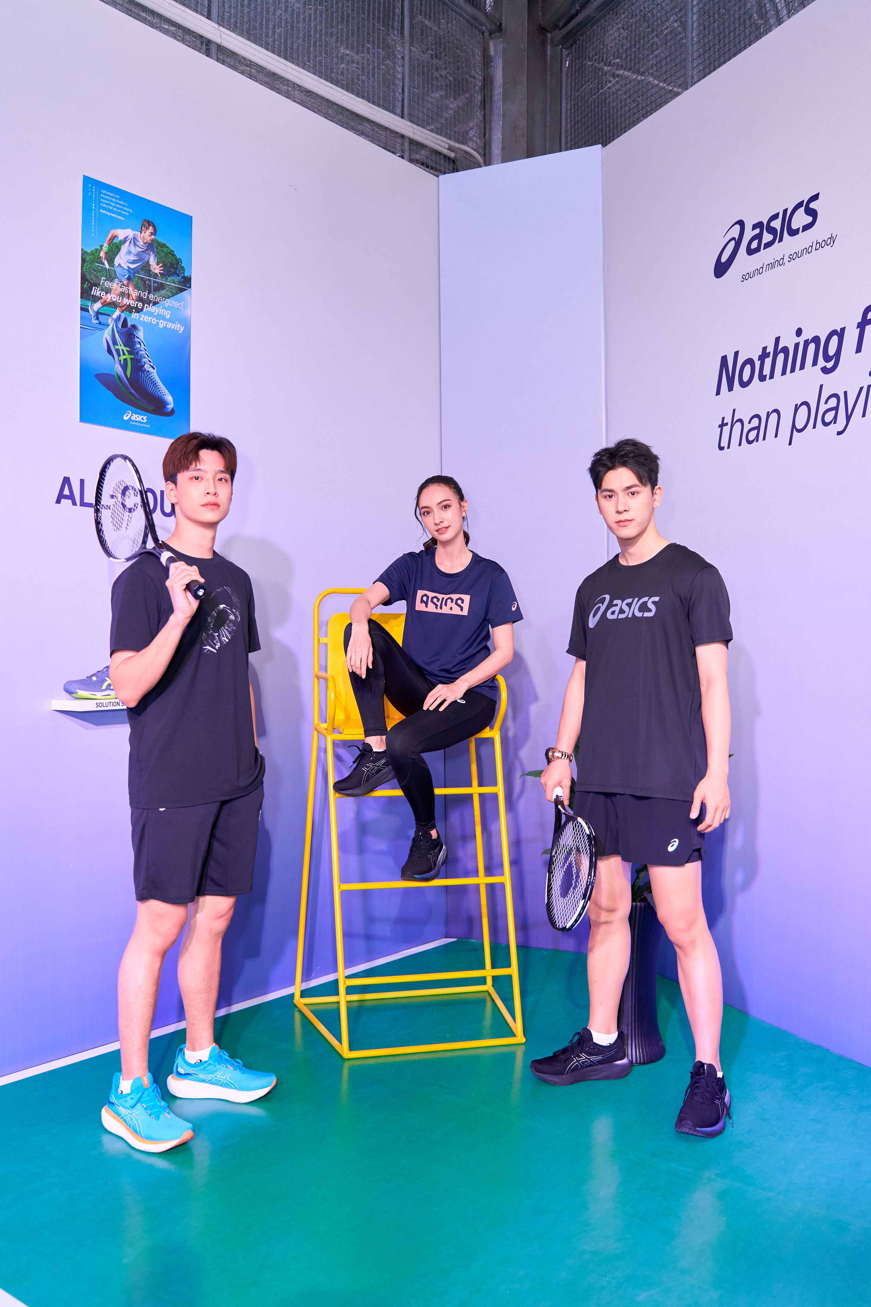ASICS "NOTHING FEELS BETTER THAN MOVING WITH ASICS"